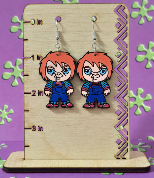 Chucky Wooden Earring