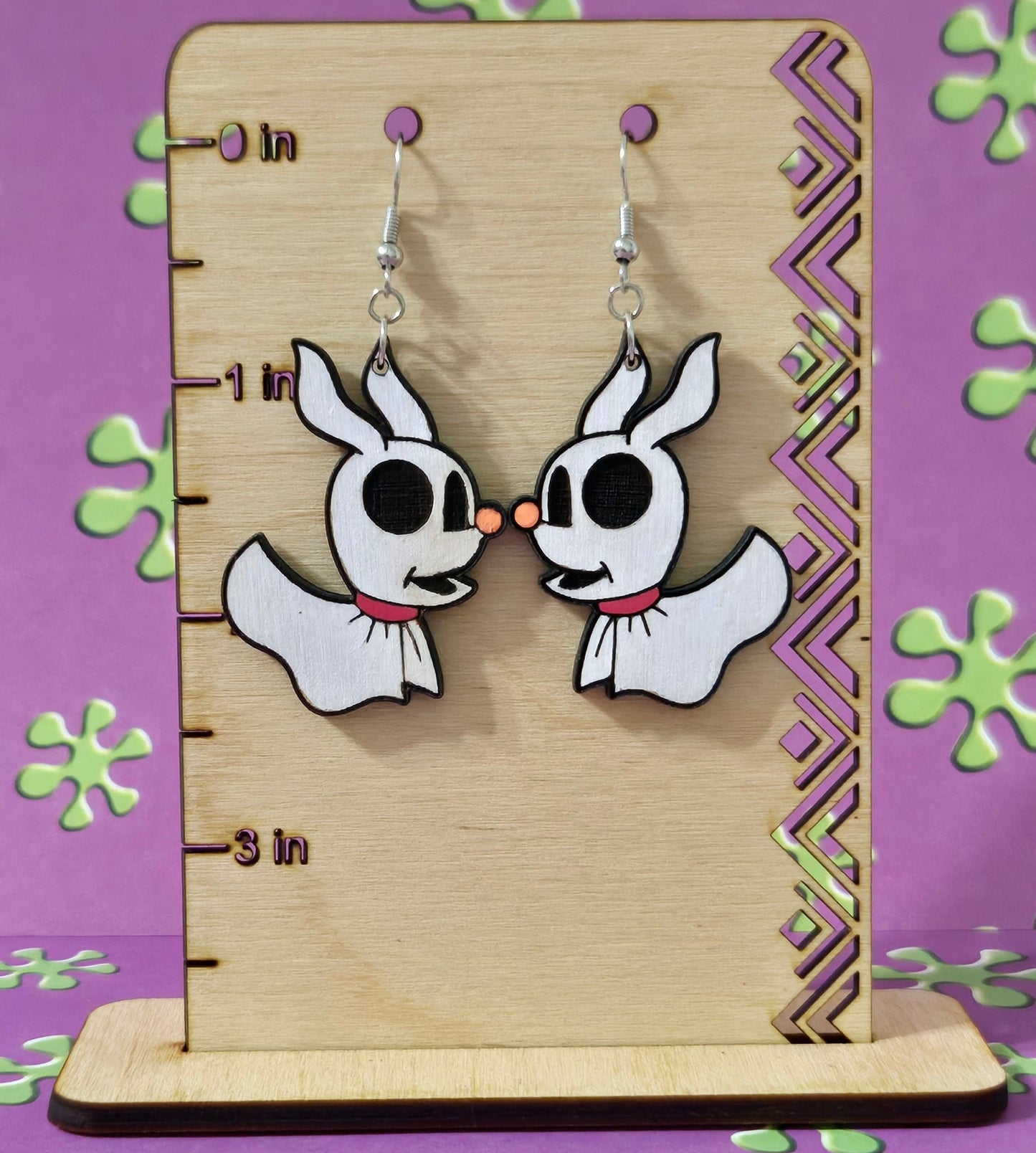 Zero Wooden Earring